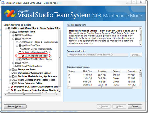 Xamarin visual studio 2008